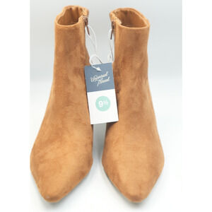 Universal Thread Suede Ankle Boots – Size 9½ – Zip Closure, Pointed Toe‎